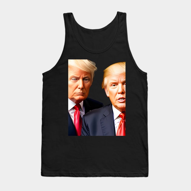 Trumping the Meme Game: CEO Donald Trump at Meme University Tank Top by Starseed666